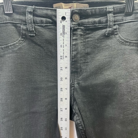 Hollister Skinny Jeans Womens 15R 32/32 Black Stretch Denim Cute Waitress 2252 - Picture 4 of 8